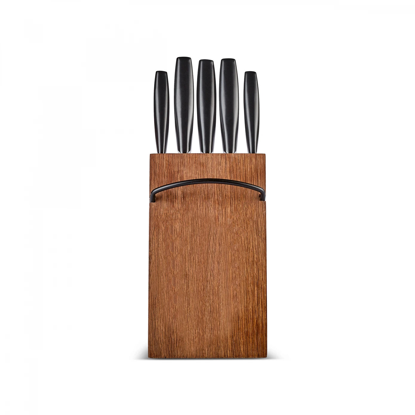 Karaca Dina 6 Piece Knife Set with Wooden Stand