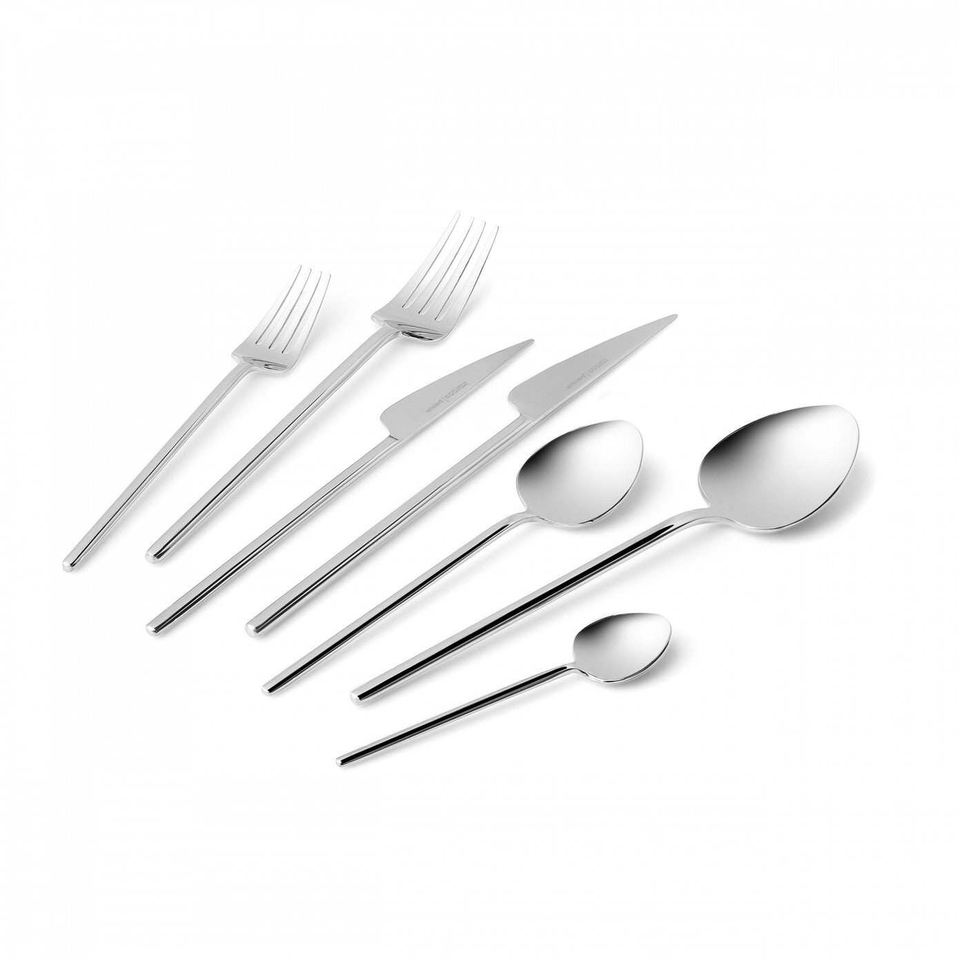 316+ Premium Sirius Platinum 12 Person 84 Piece Cutlery Set