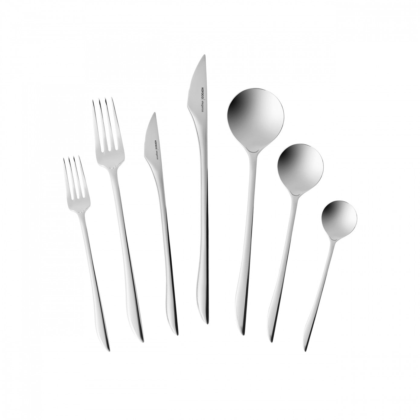 Premium Platinum Von 12 Person 84 Piece Cutlery