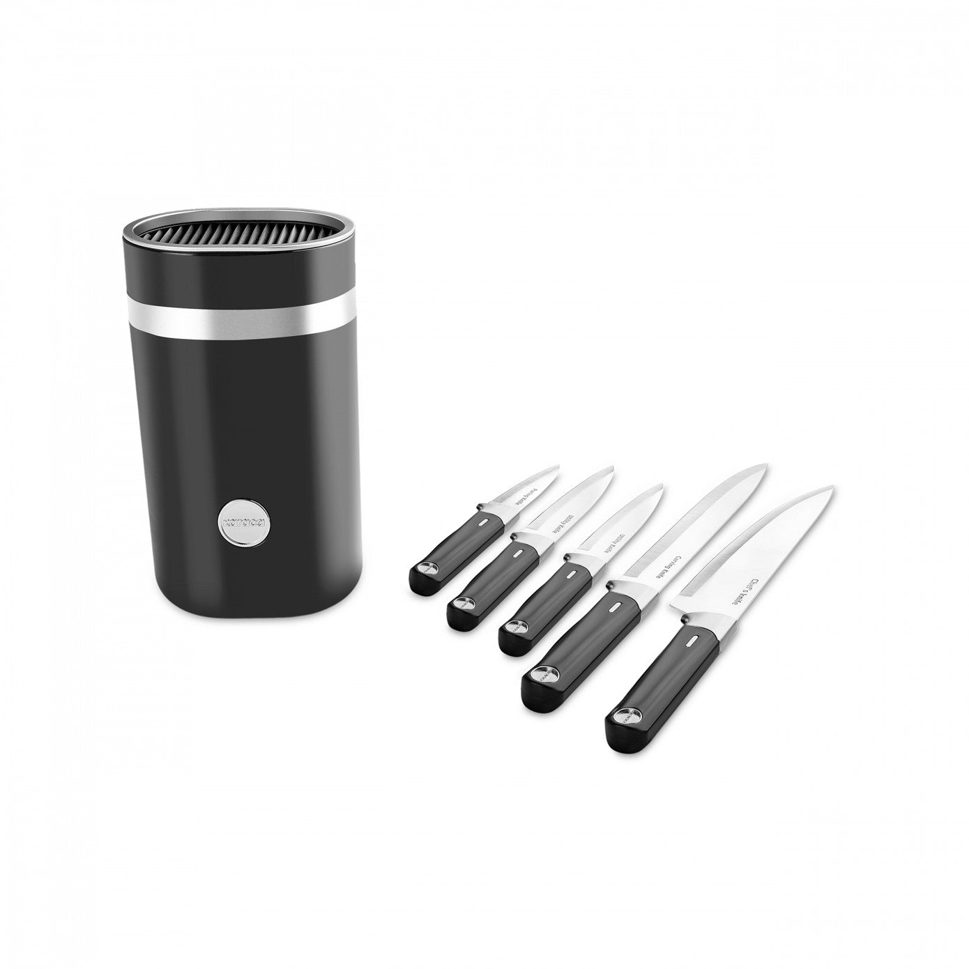 Mastermaid 6 Piece Knife Set Black