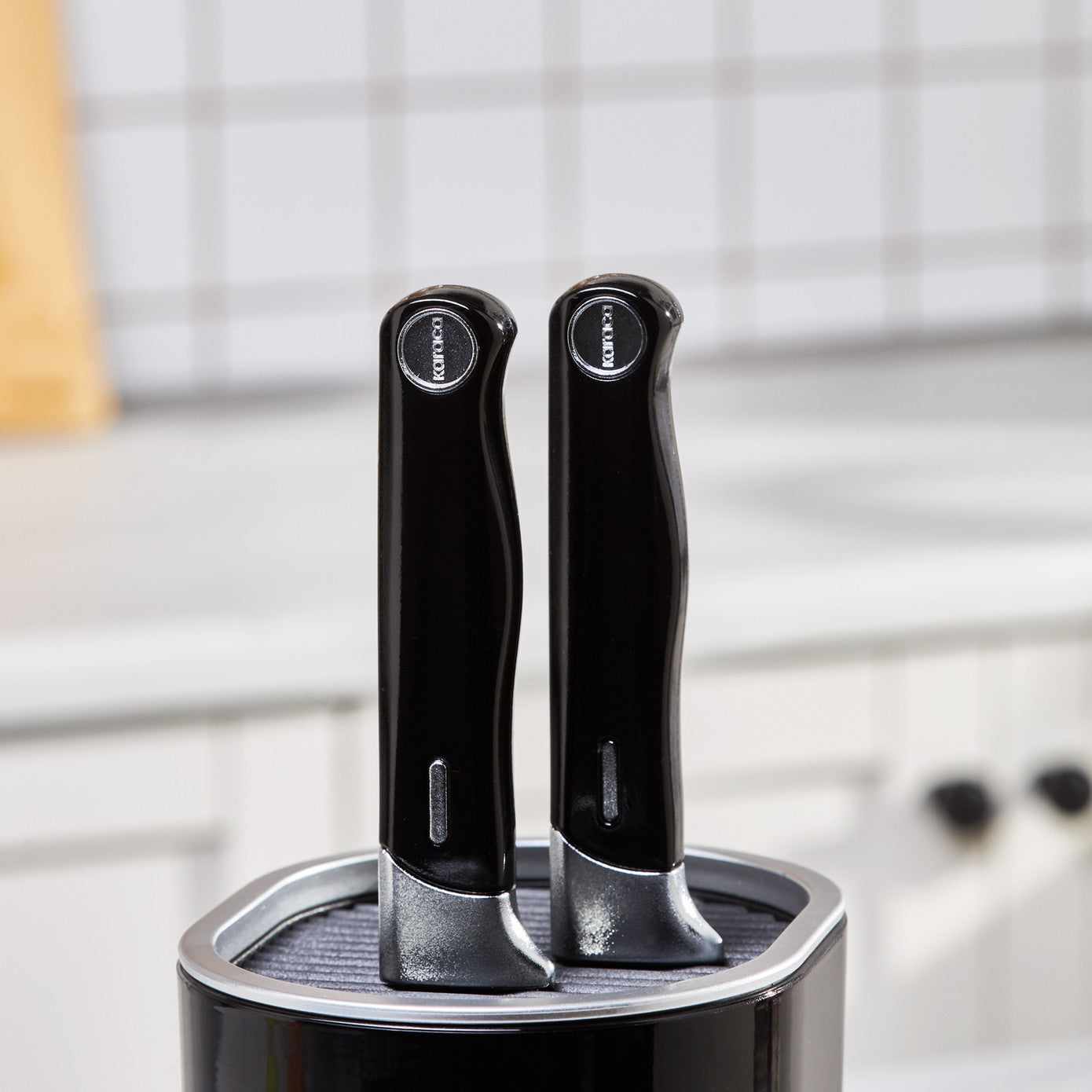 Mastermaid 6 Piece Knife Set Black