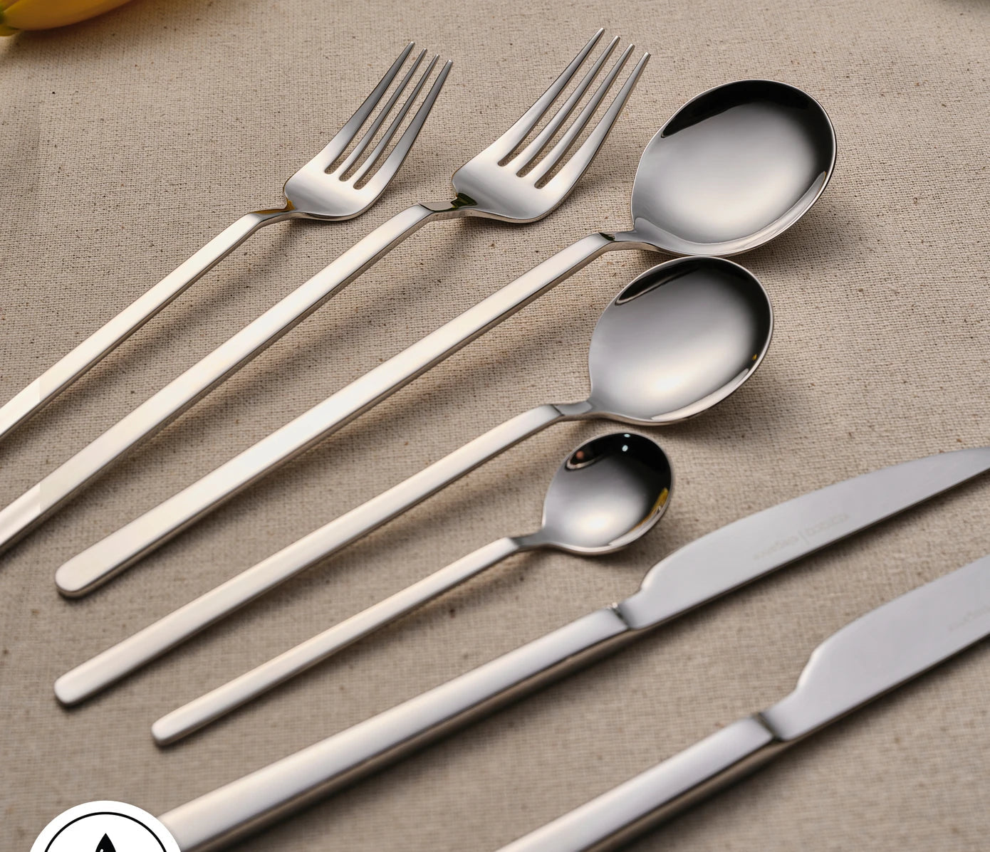 Elegance Gale Platinum 12 Person 84 Piece Cutlery Set