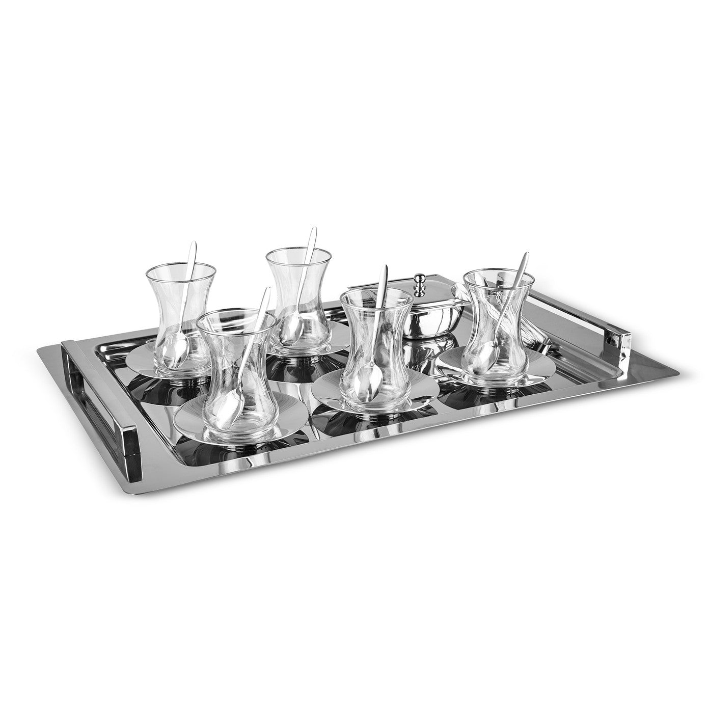 Jamie 40 Piece Tea Set Platinum