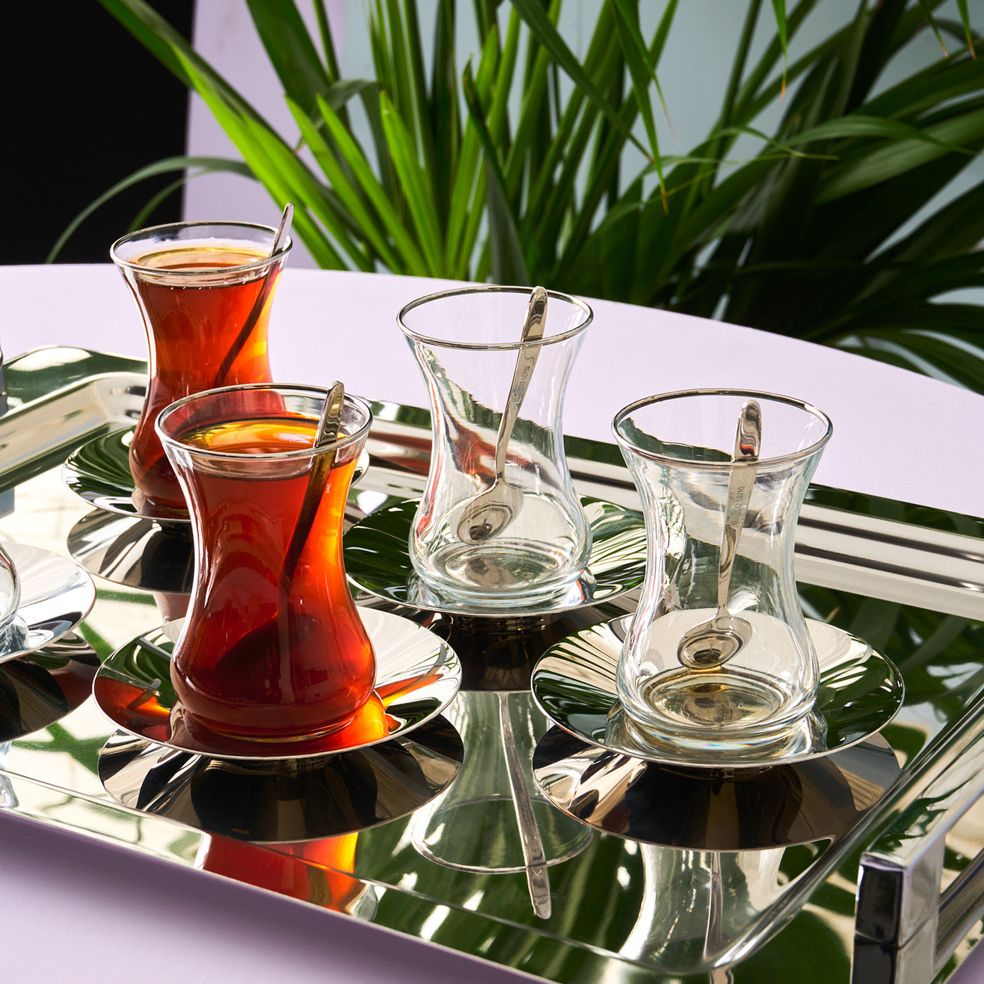Jamie 40 Piece Tea Set Platinum