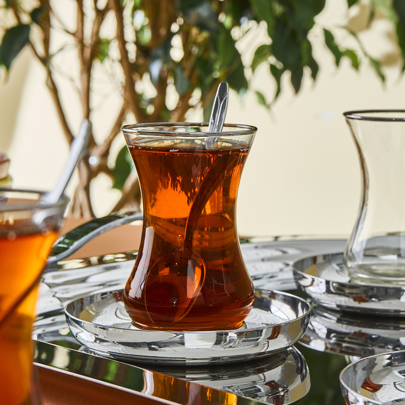 Timeless Platinum 40 Piece Tea Set