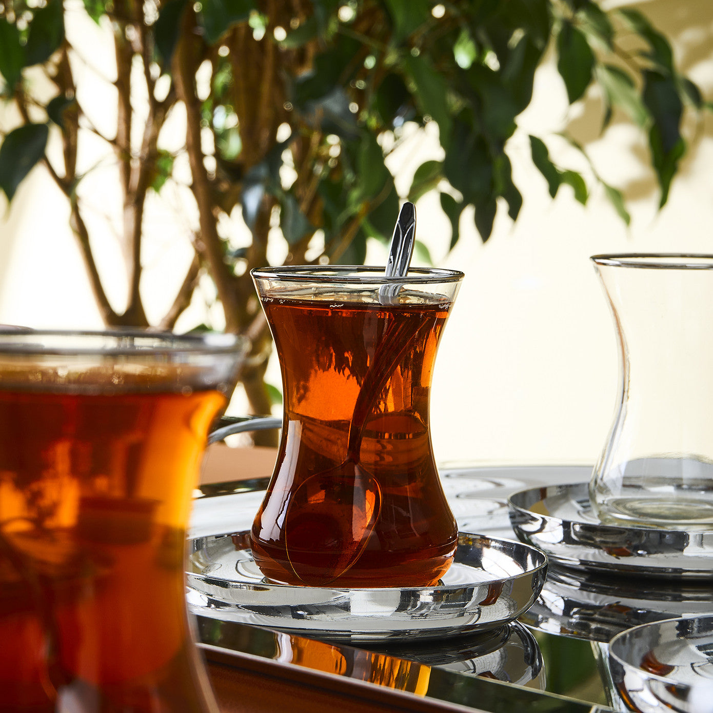 Timeless Platinum 40 Piece Tea Set