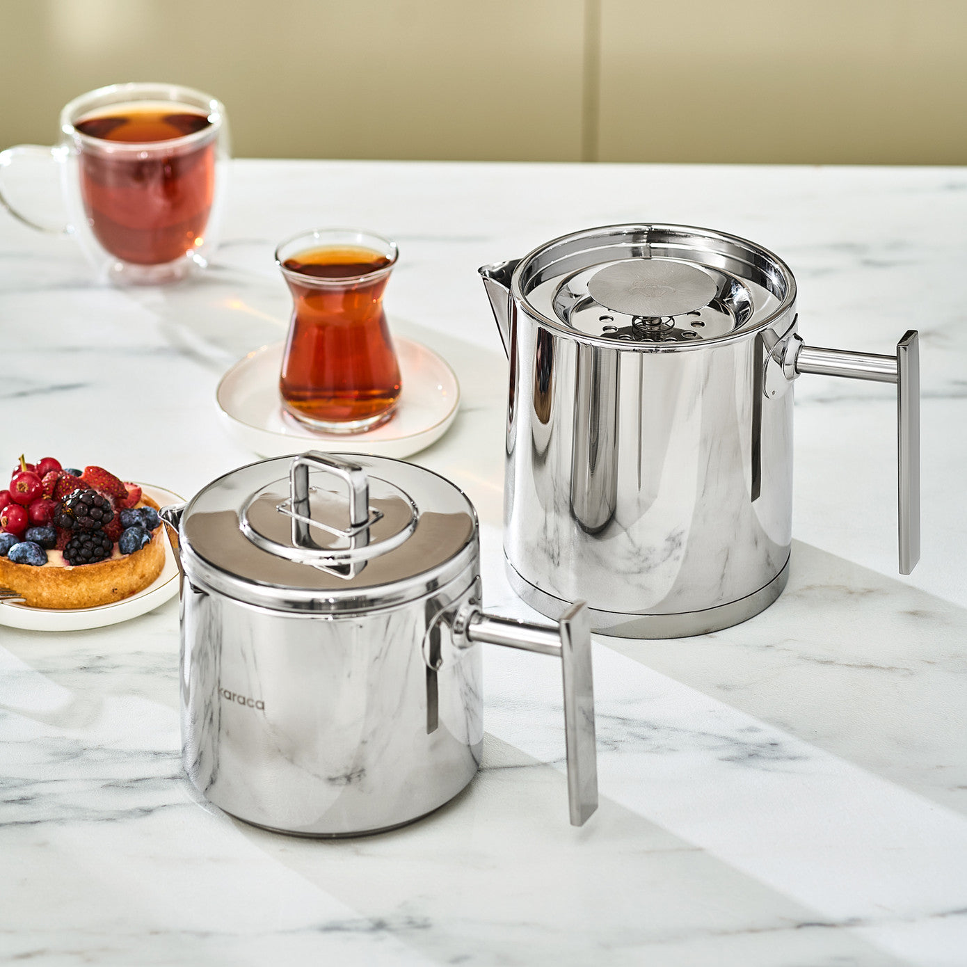 Karaca Juliet Midi Teapot Set