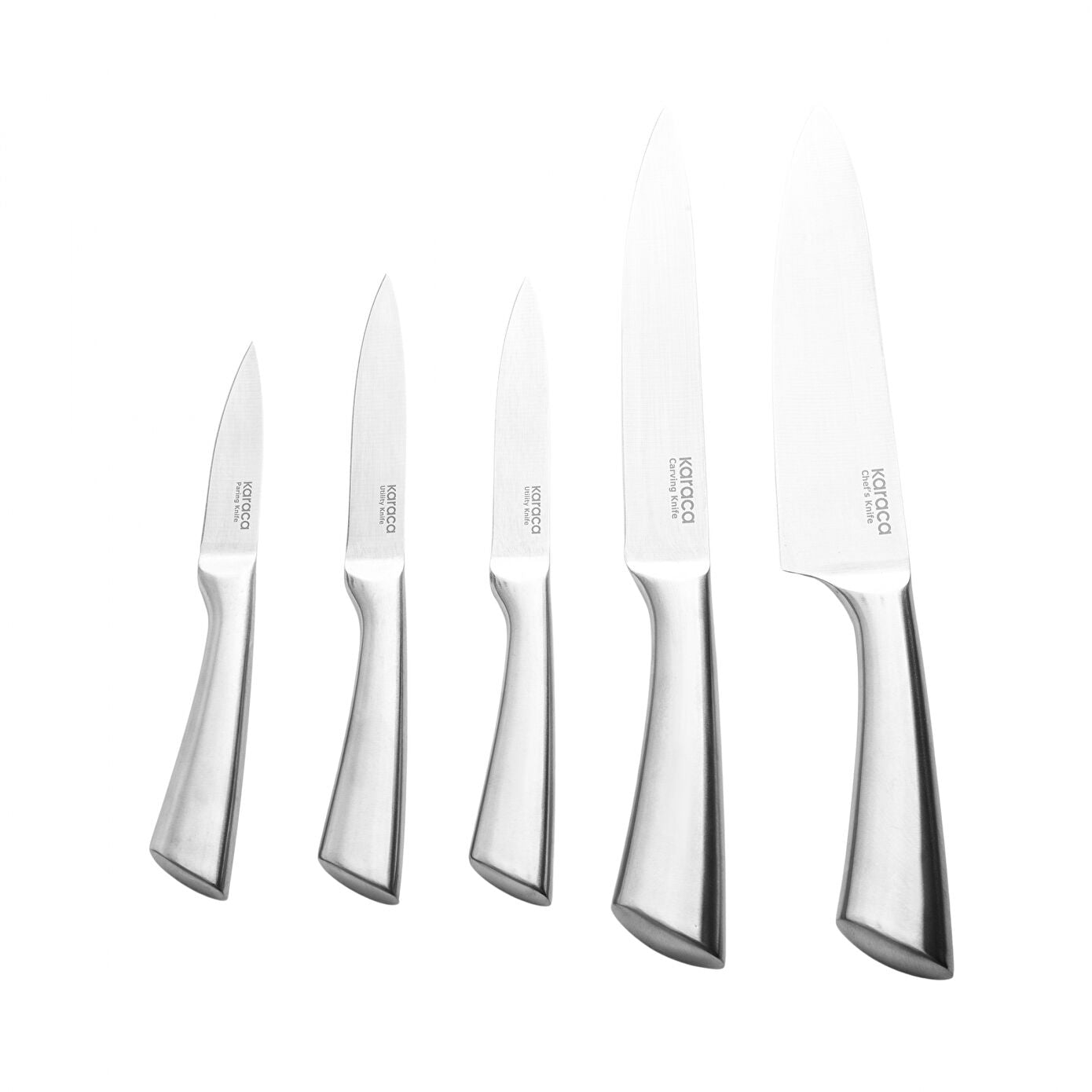 Karaca Retroway 6 Piece Knife Set Red