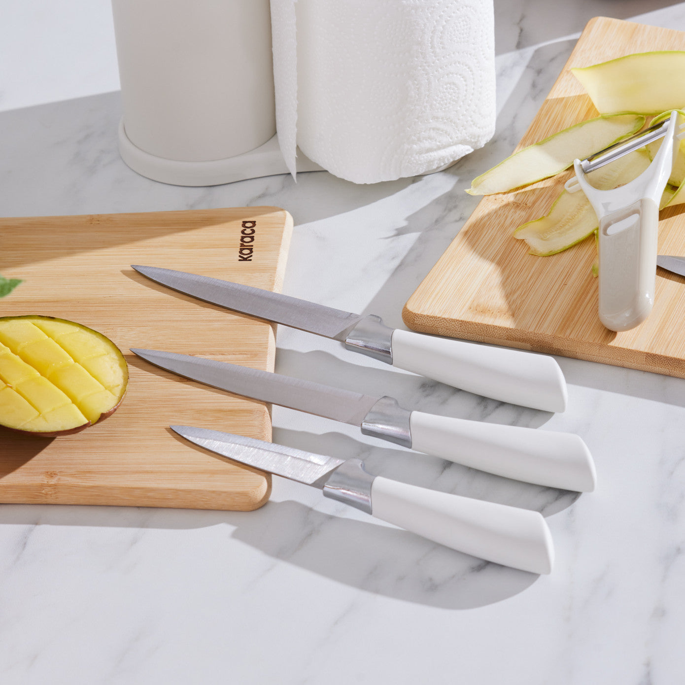 Karaca Mega Force 7 Piece Knife Set with Napkin Holder
