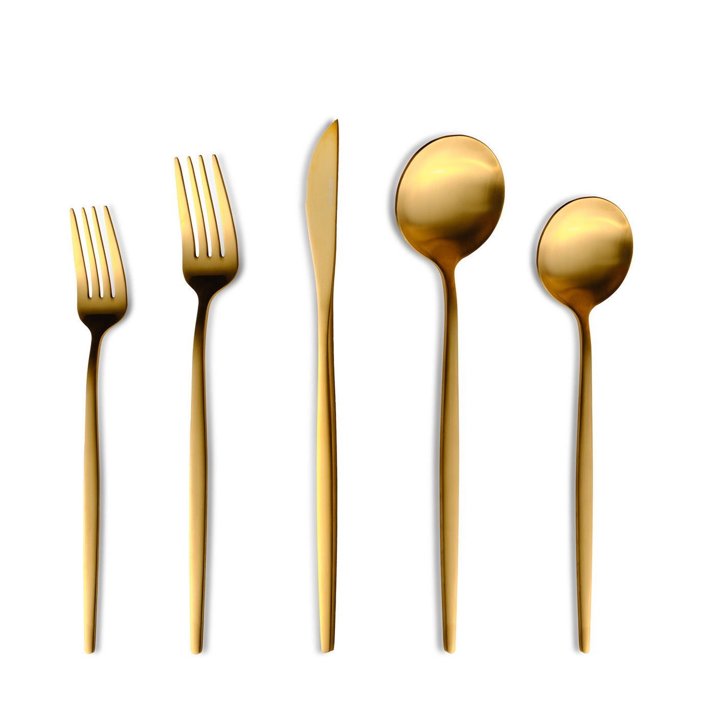 Orion Matte Gold 12 Person 60 Piece Cutlery Set