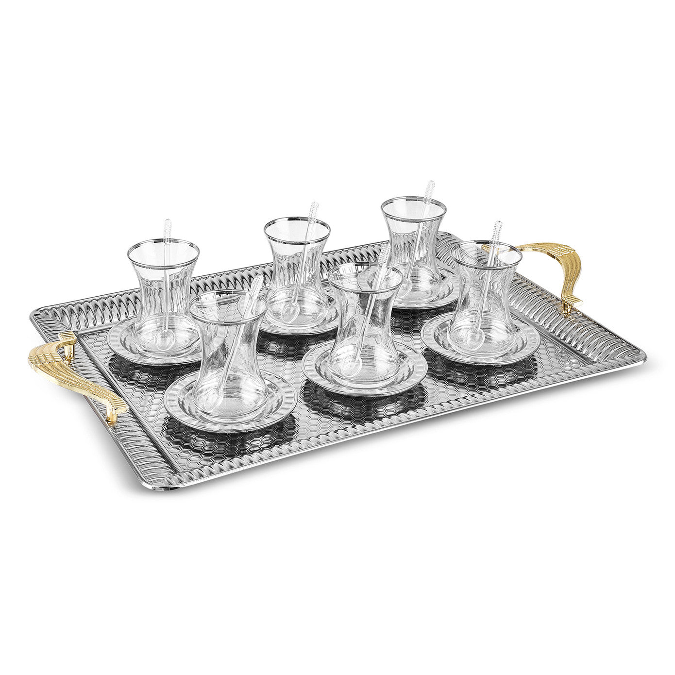 Deniz 19 Piece Tea Set for 6 People