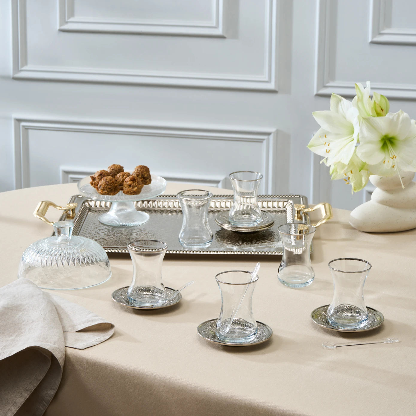 Deniz 19 Piece Tea Set for 6 People