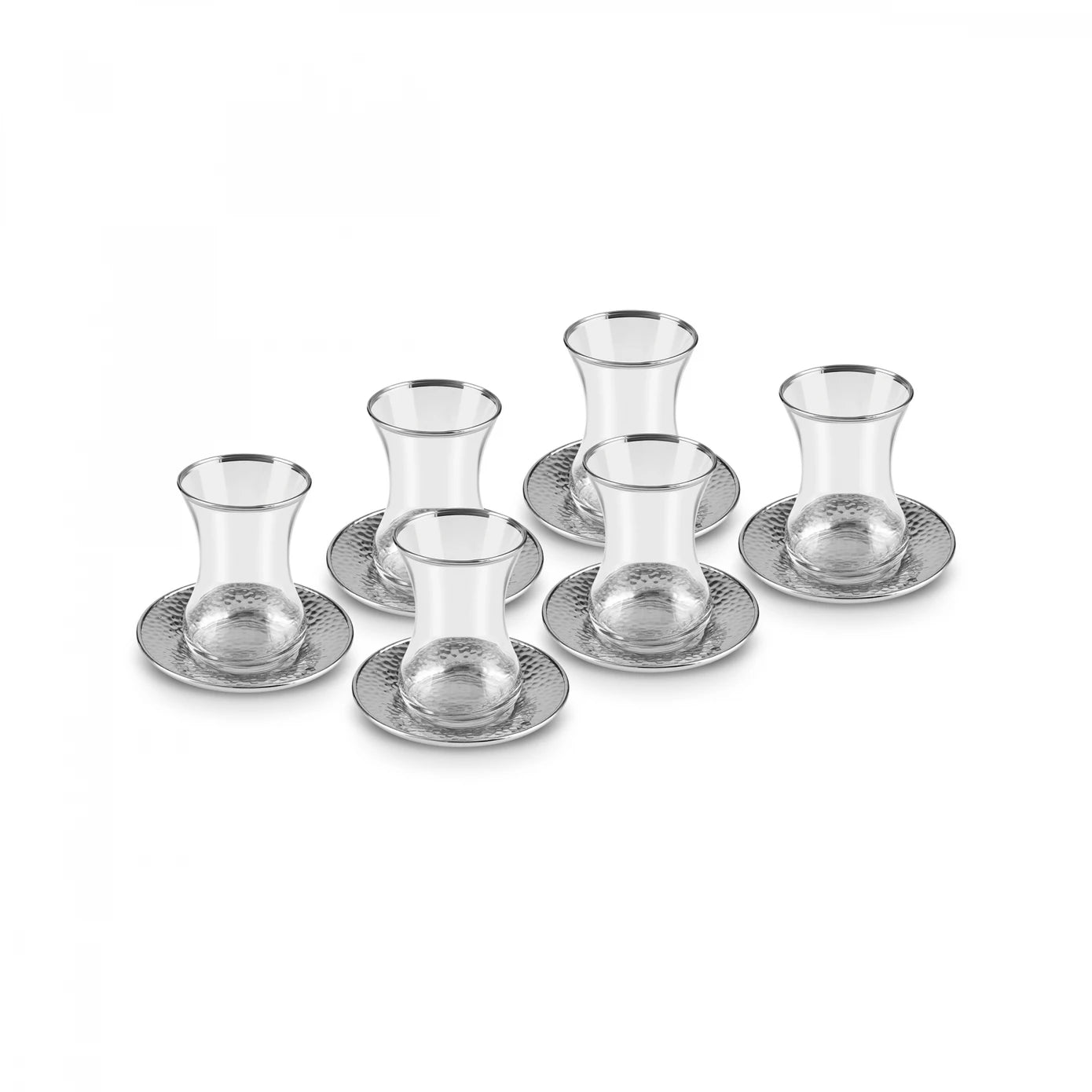 Ada 18 Piece Tea Set for 6 People Platinum