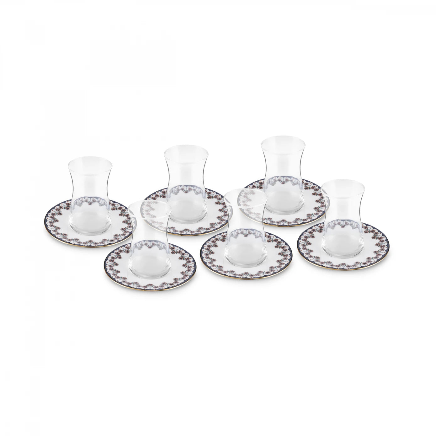 Florus 12 Piece Tea Set for 6 People