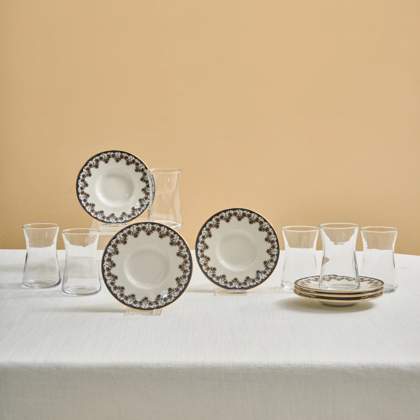 Florus 12 Piece Tea Set for 6 People