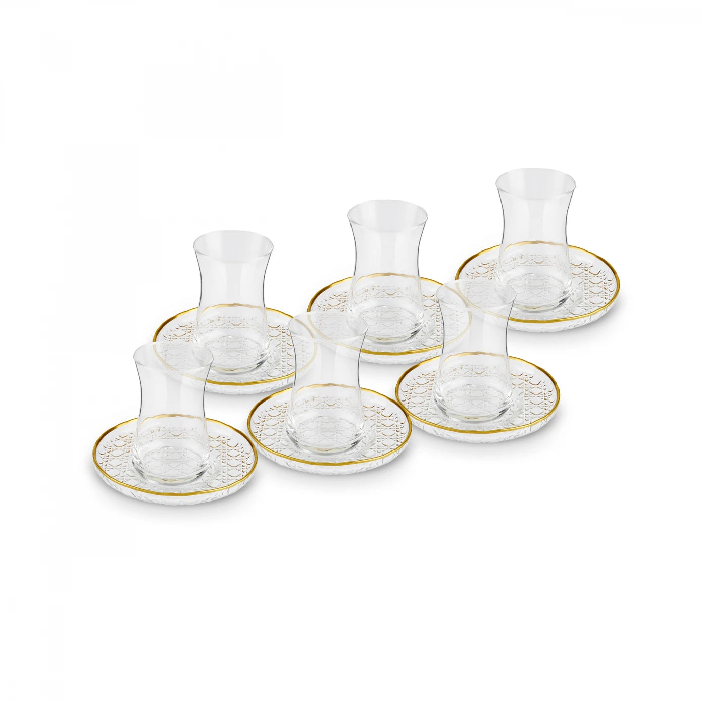 Hazeran 12 Piece Tea Set for 6 People
