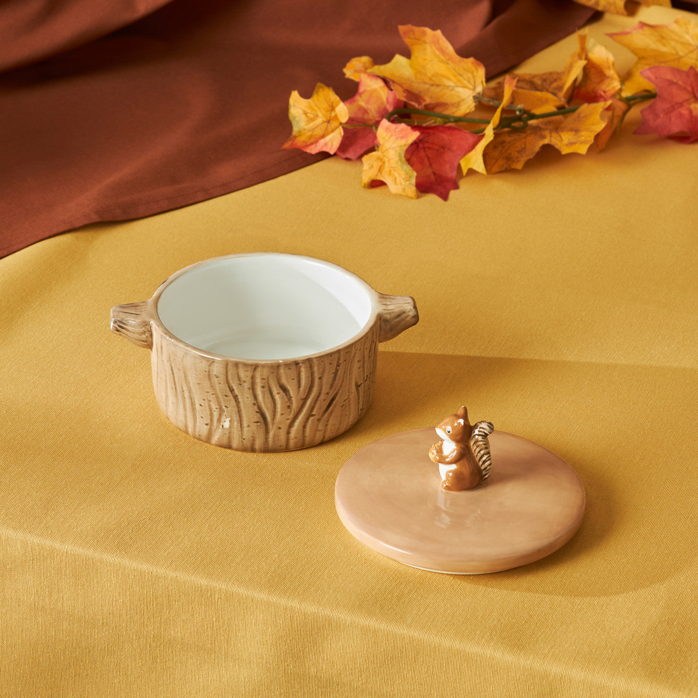 Cozy Squirrel Bowl with Lid 400 ml