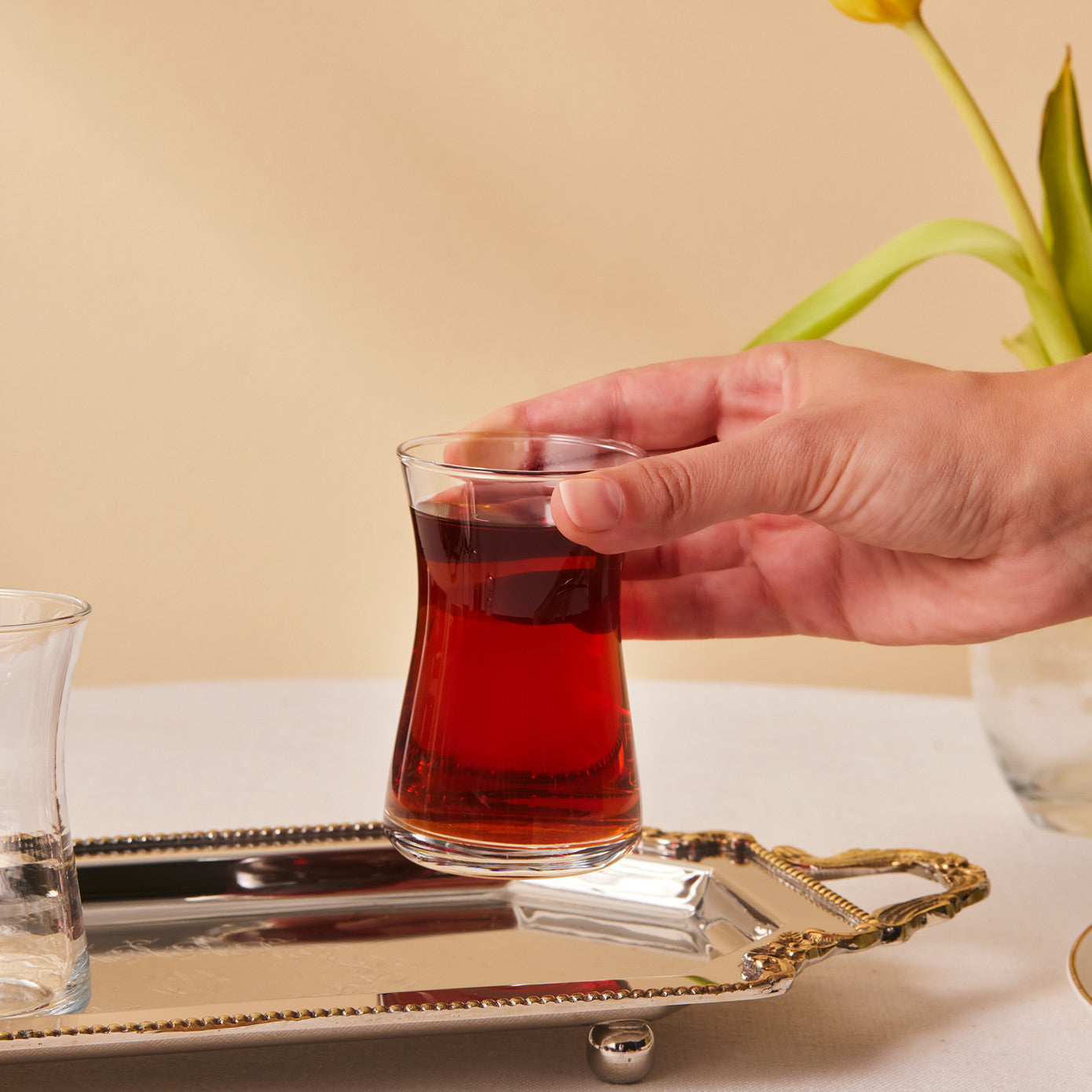 Heybeli 6 Piece Tea Glass Set