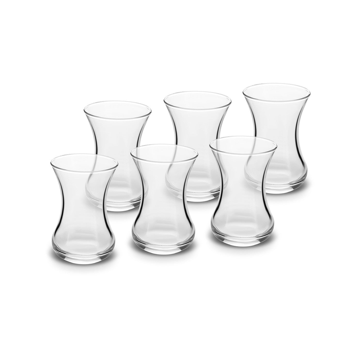 Vefa 6 Piece Tea Glass Set 130 ml