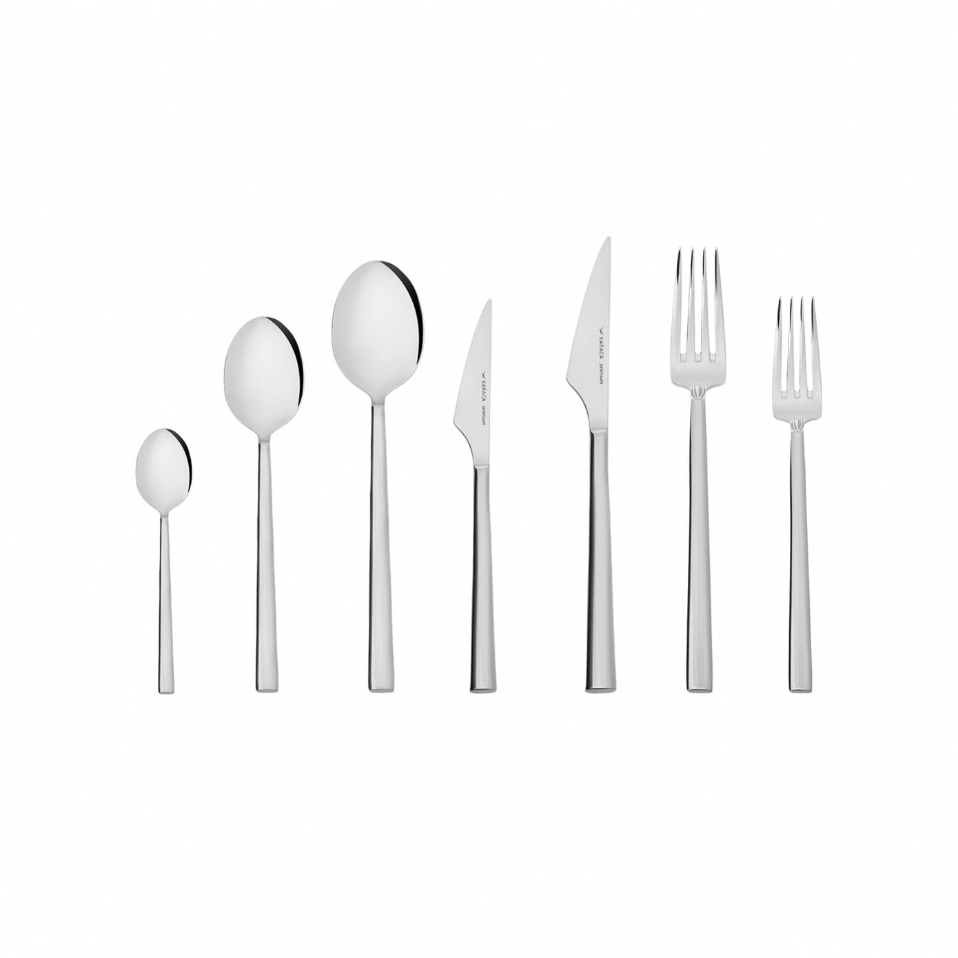 Premium Halley Platinum 12 Person 84 Piece Cutlery Set