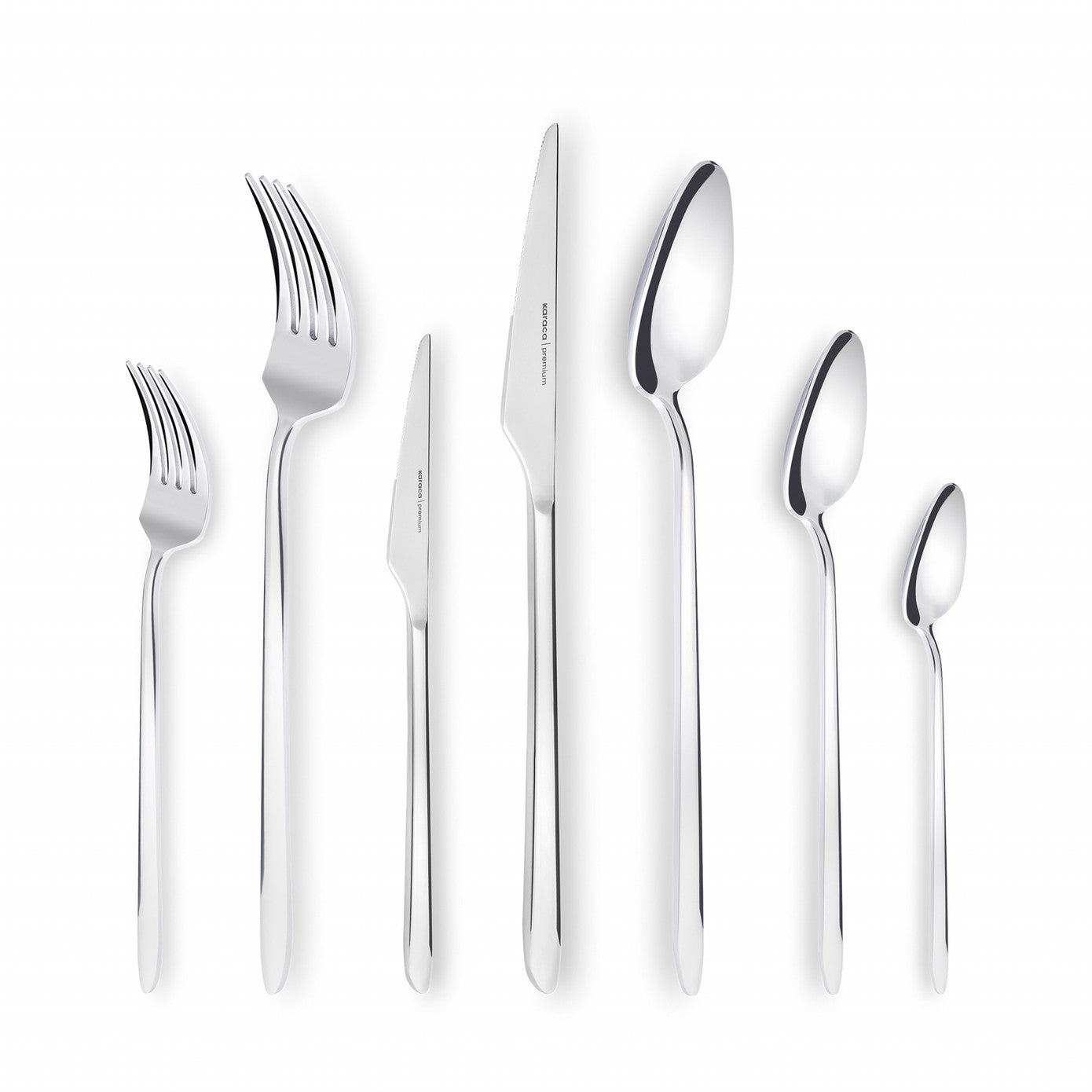 316+ Premium Stark Platinum 12 Person 84 Piece Cutlery Set