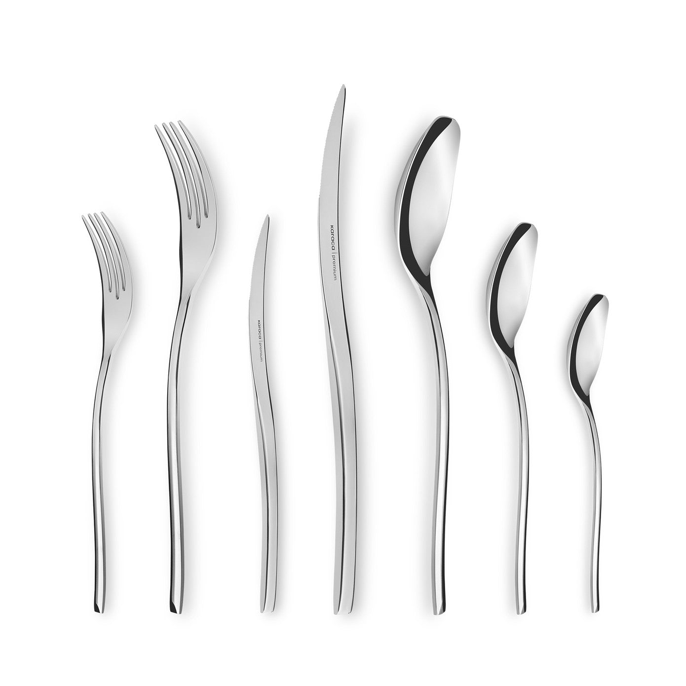 316+ Elegance Dora Platinum 12 Person 84 Piece Cutlery Set