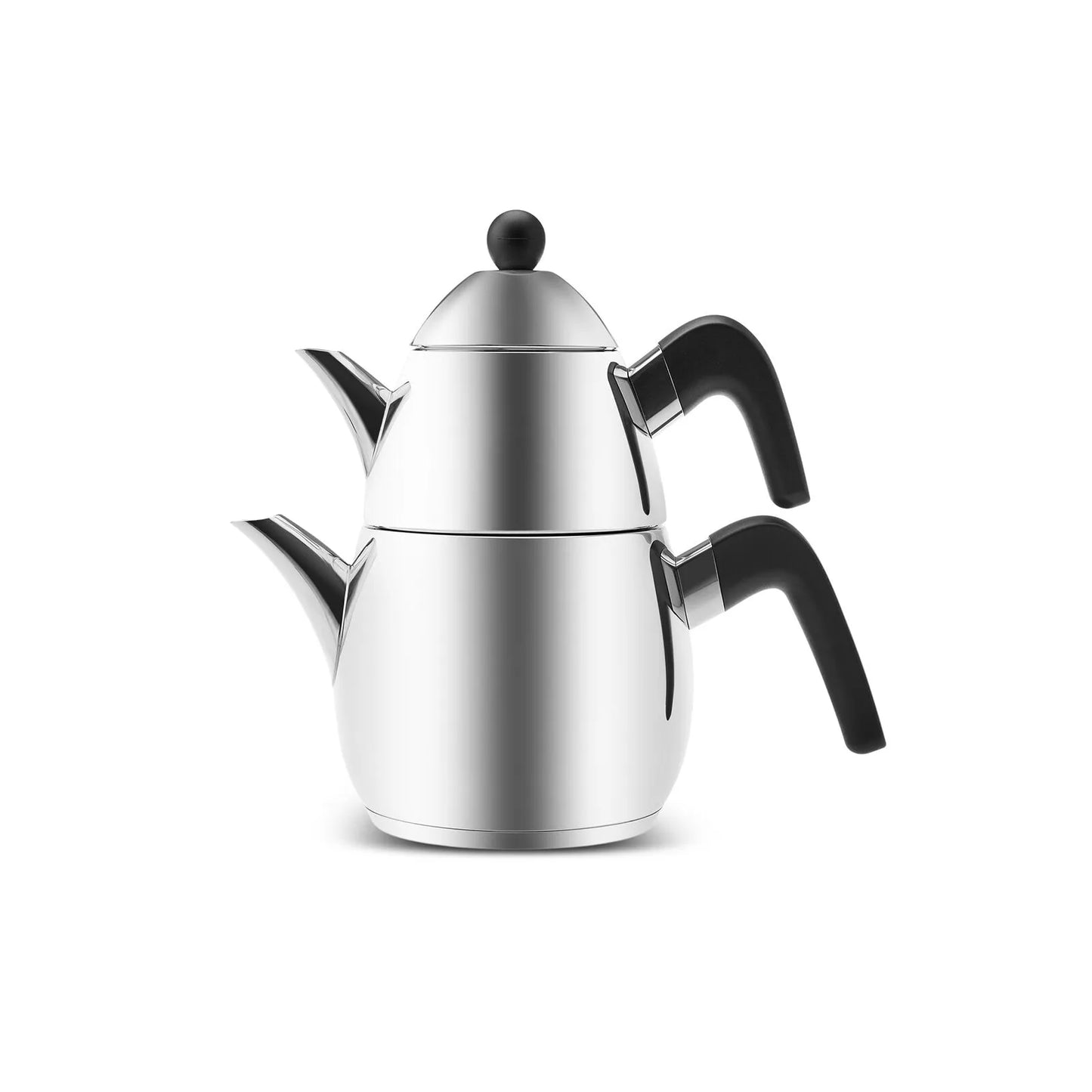 Karaca Tokyo Mini PowerSteel Pro 316+ Stainless Steel Induction Base Teapot Set