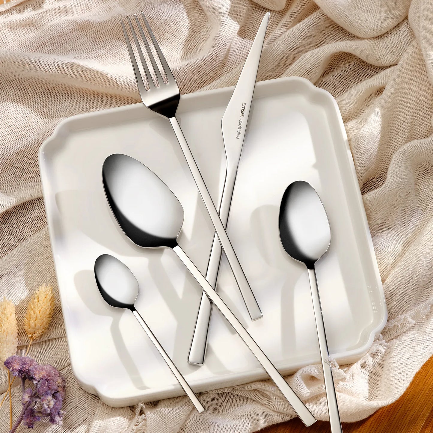 Alba 84 Piece 12 Person Boxed Cutlery Set