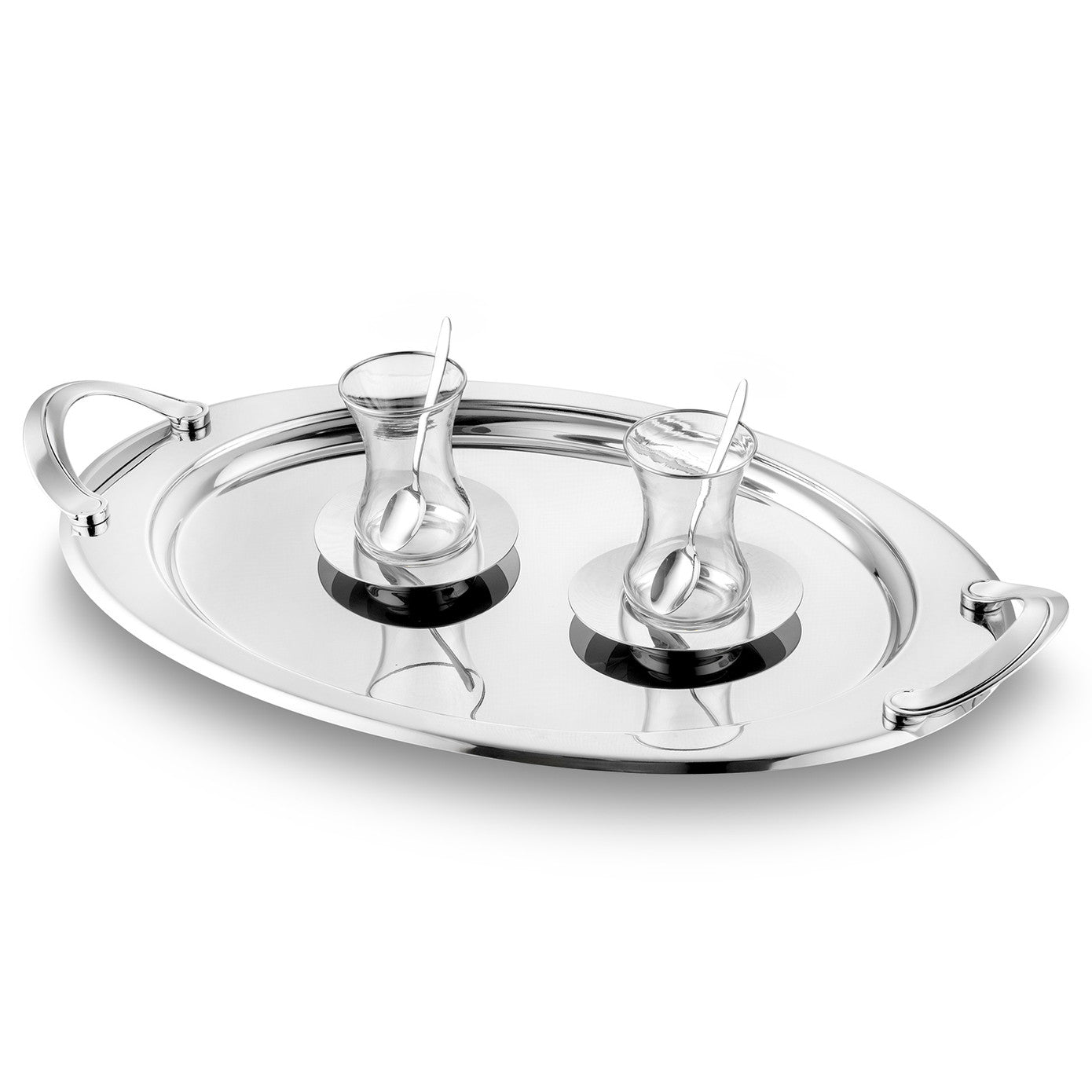 Abbie 19 Piece Tea Set 125 ml Platinum