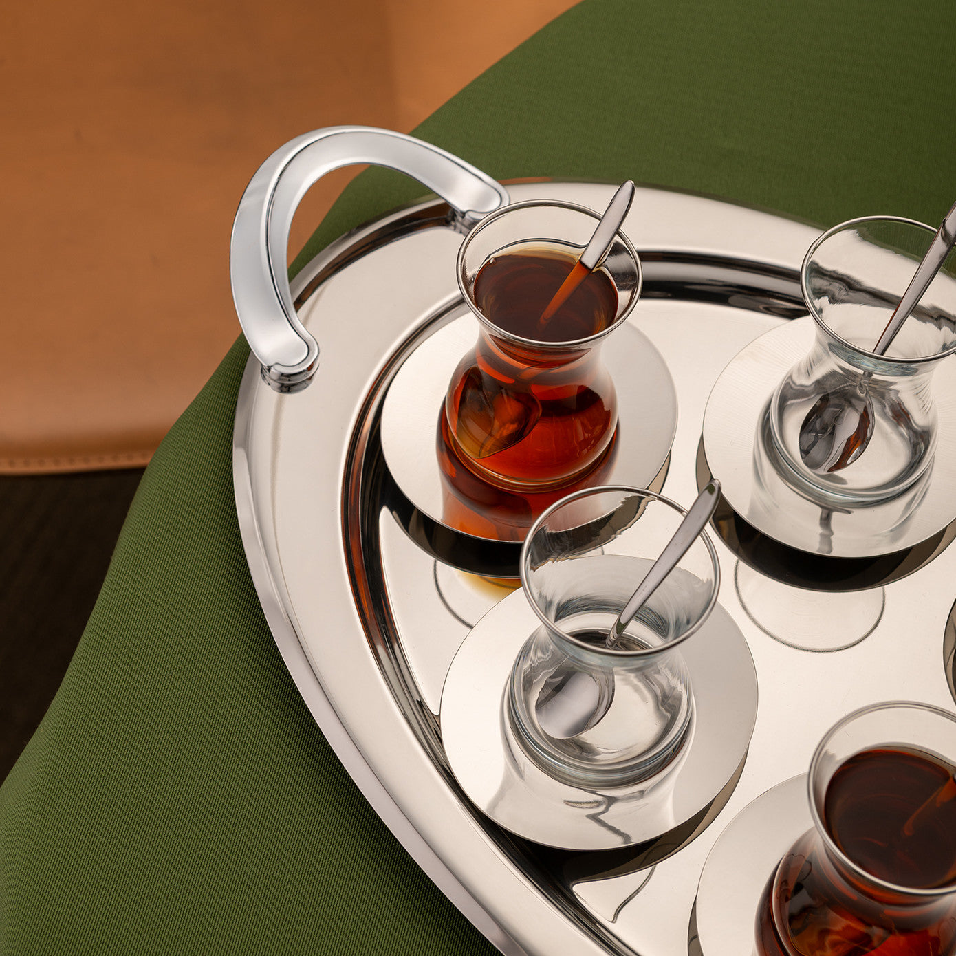 Abbie 19 Piece Tea Set 125 ml Platinum