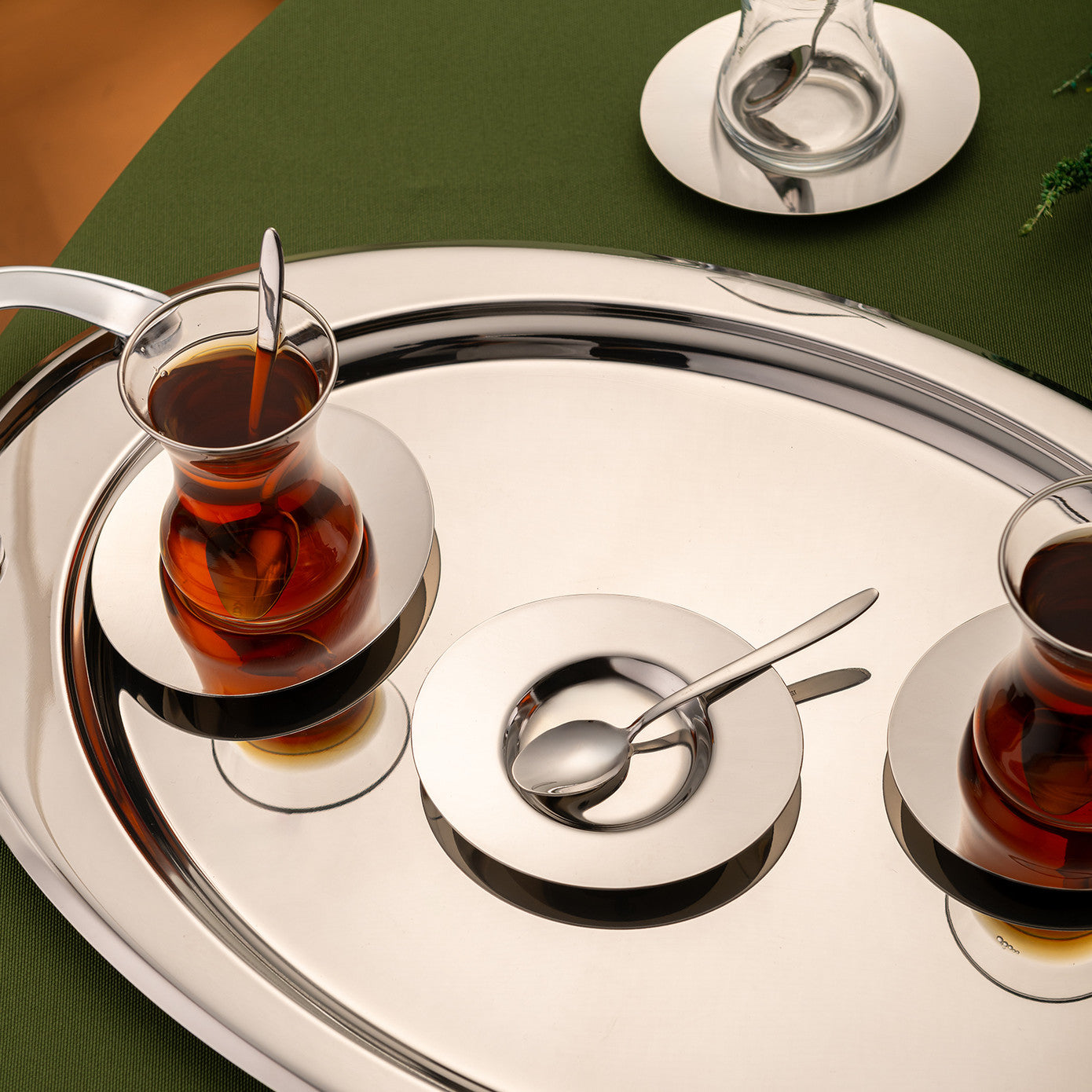 Abbie 19 Piece Tea Set 125 ml Platinum