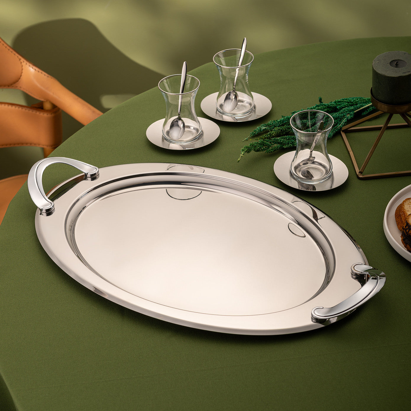 Abbie 19 Piece Tea Set 125 ml Platinum