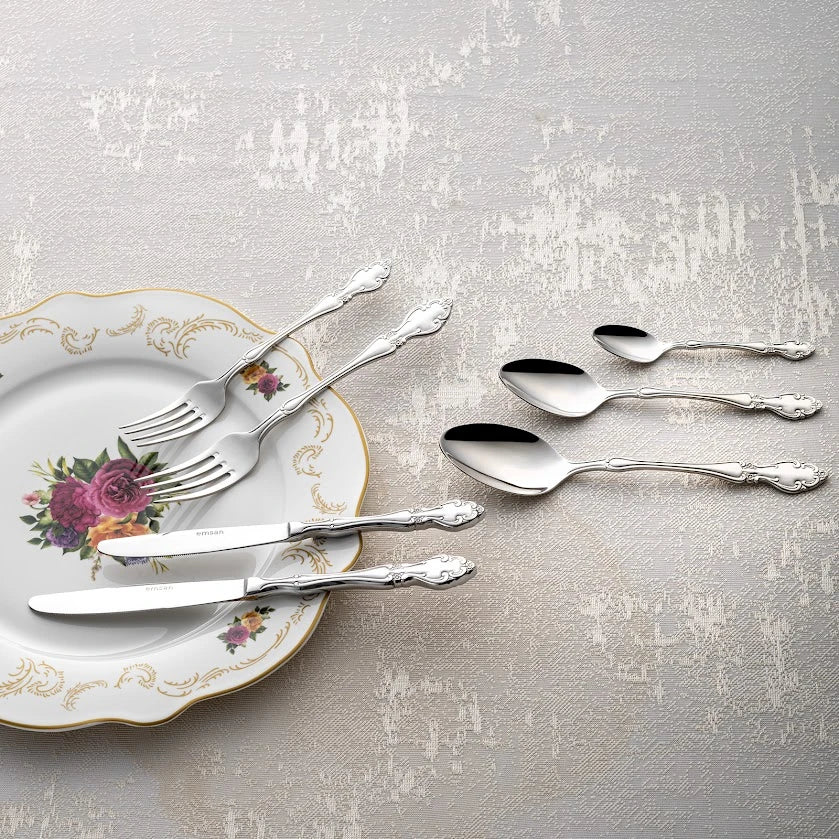 Royal 84 Piece 12 Person Cutlery Set with Luxury Box