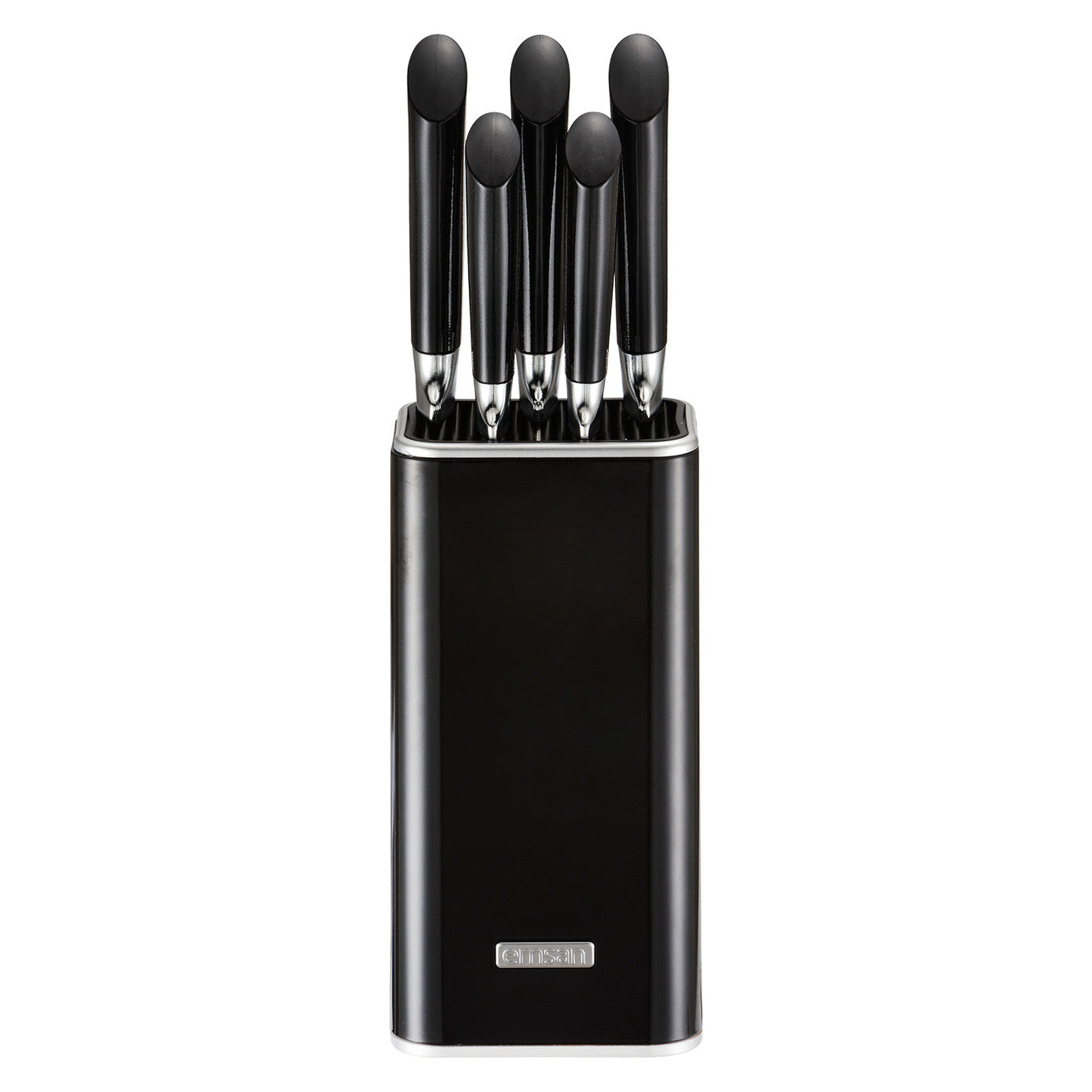 Venice 6 Piece Knife Set Black