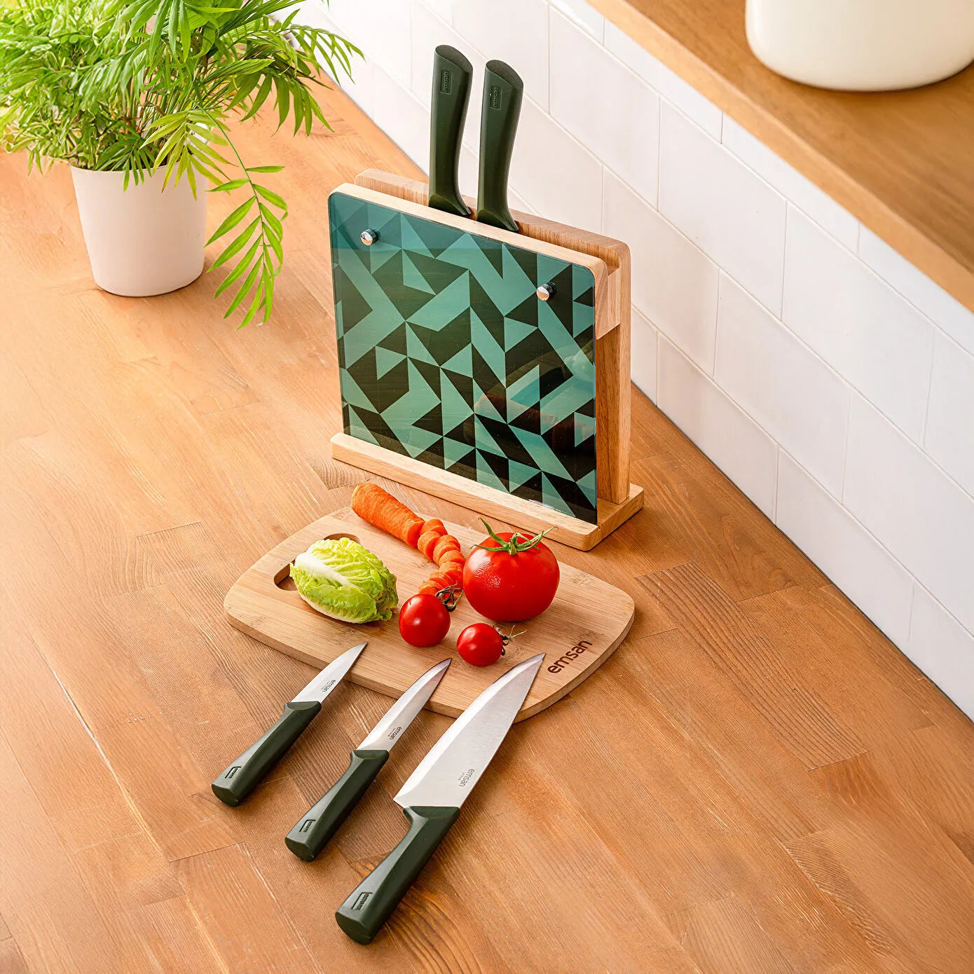 Emsan Art 6 Piece Knife Set