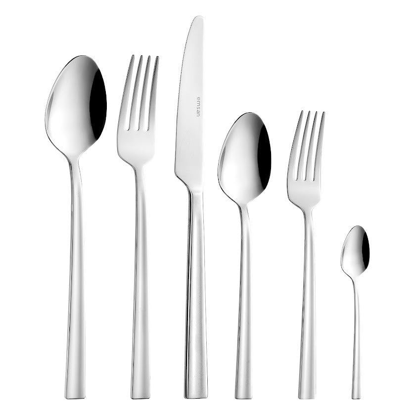 Çınar 72 Piece 12 Person Boxed Cutlery Set