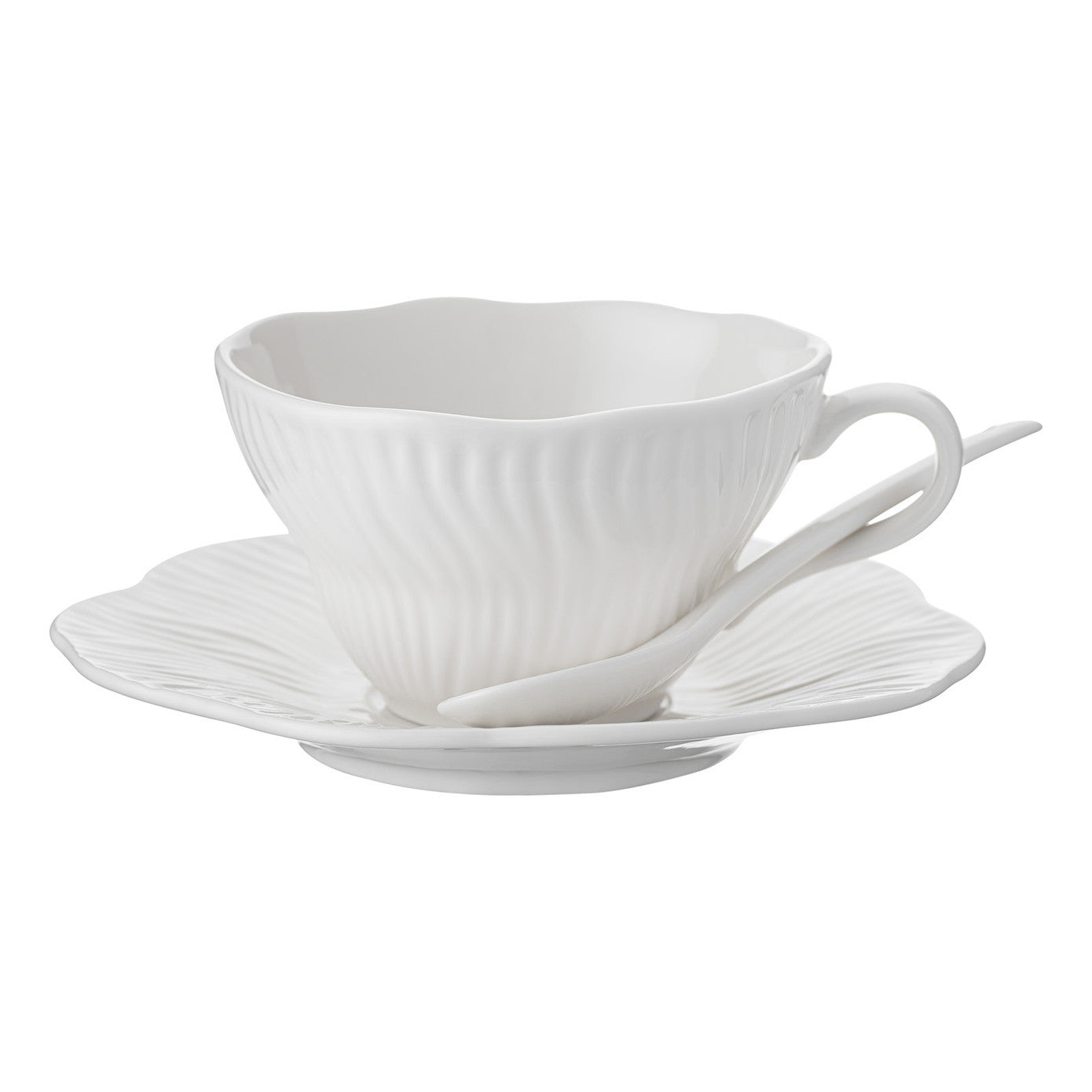 Flowery Porcelain 30 Piece Breakfast Set