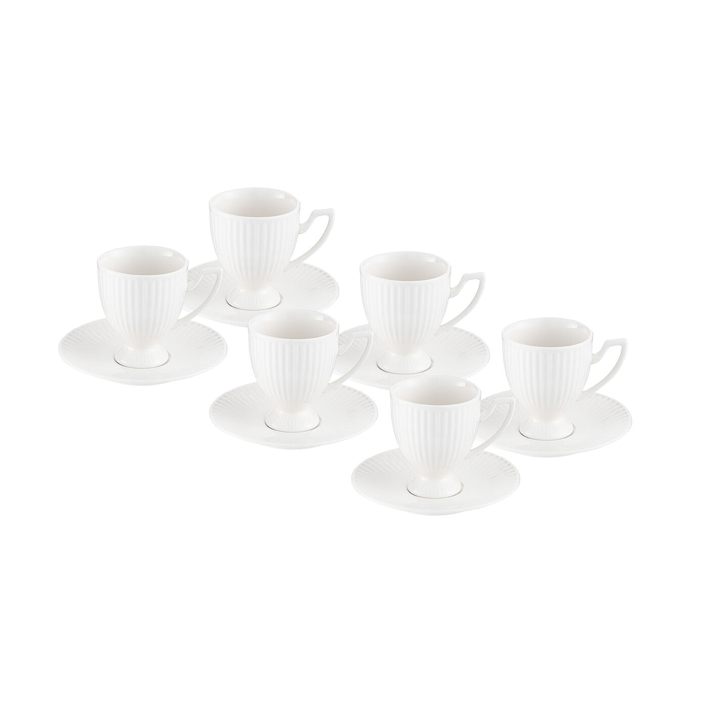 Mahir Coffee Cup Set for 6 People 90 ml