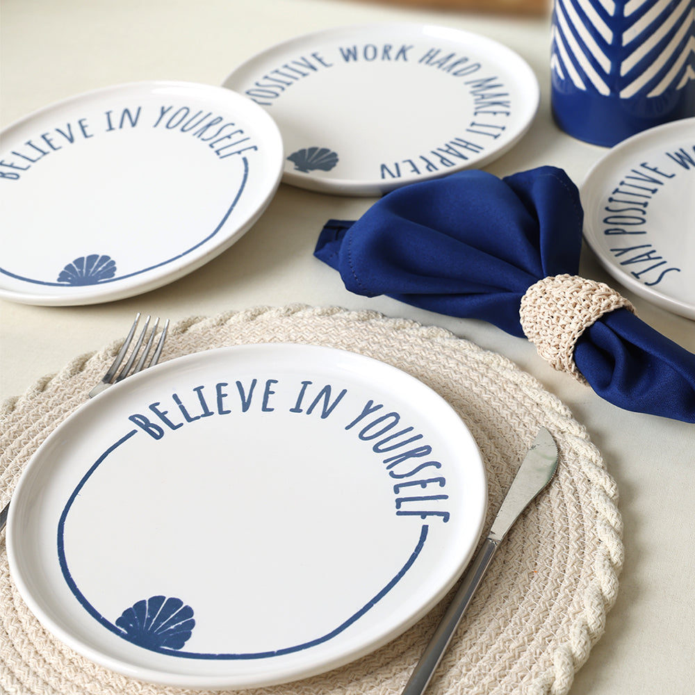 Ocean Muse Nordic Cake Plate 22 Cm 4 Pieces