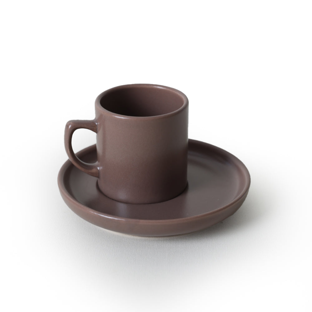 Brown Mix Coffee Set 12 Pieces 6 Person