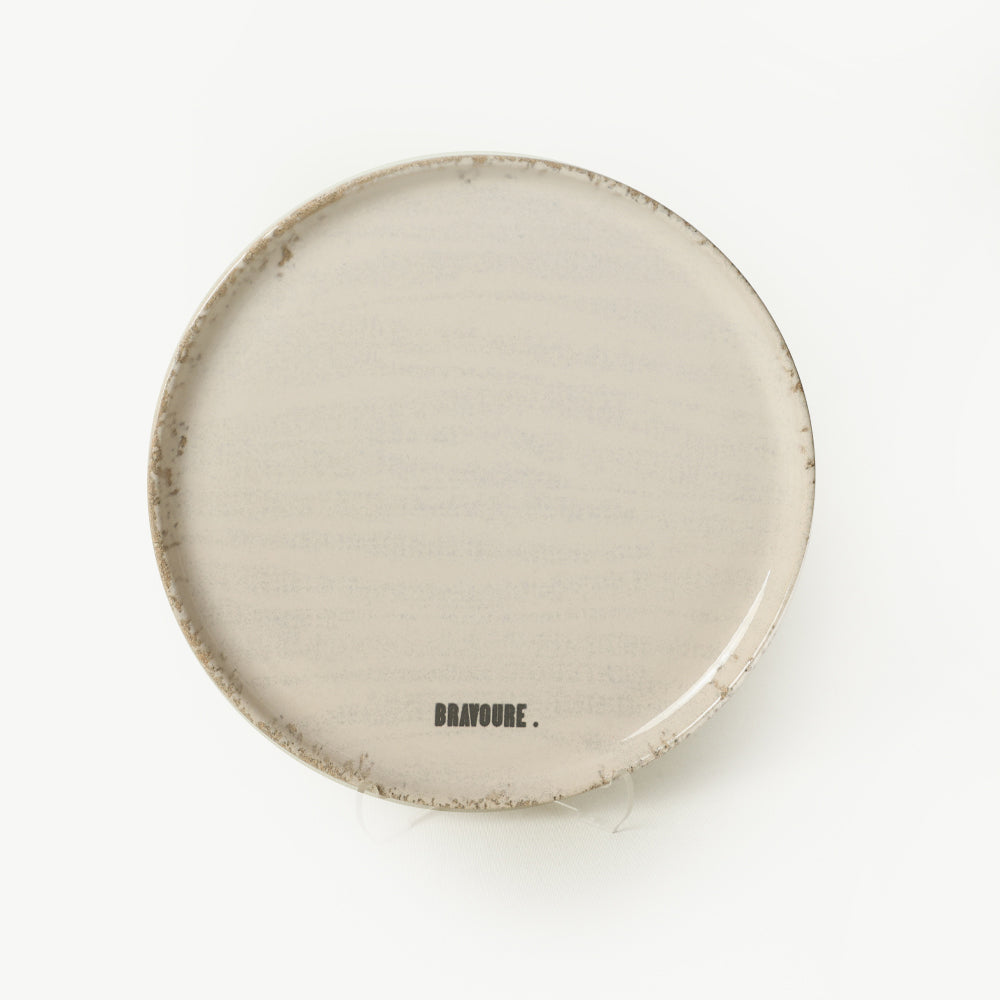 Deep Collection Motto Cake Plate 22 cm 6 Pieces