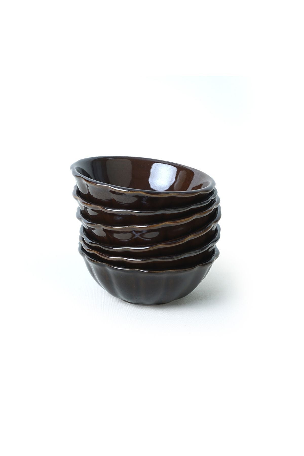 Luster Brown Sirius Snack Bowl 12 cm 6 Pieces