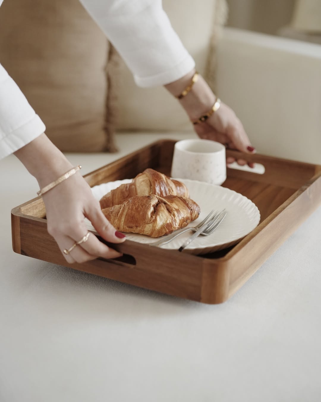 Accacia Decorative Serving Tray