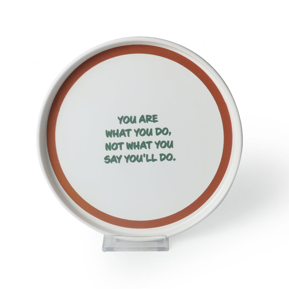 Motto Line Stackable Cake Plate 21 Cm 4 Pieces