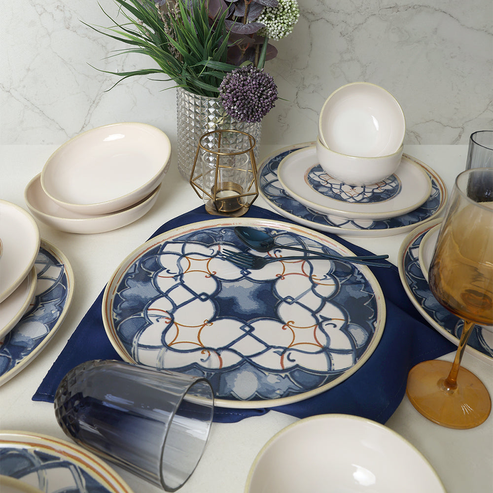 Wave Flow Dinner Set 24 Pieces 6 Person