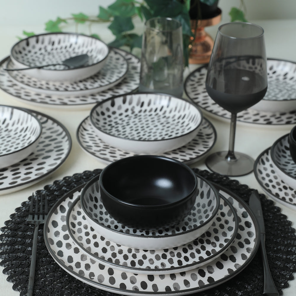 Shadow Nordic Dining Set 24 Pieces 6 Person