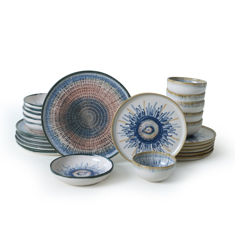 Hydra Dinner Set 24 Pieces for 6 People