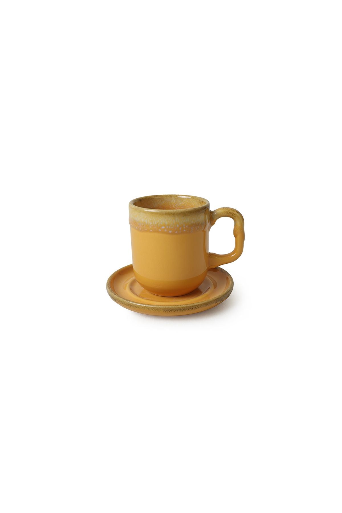 Shizen Yellow/Turquoise Formart Coffee Set 8 Pieces for 4 People