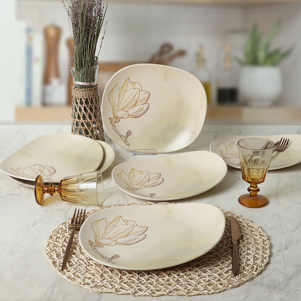 Vintage Bloom Isabella Serving Plate 30 Cm 6 Pieces
