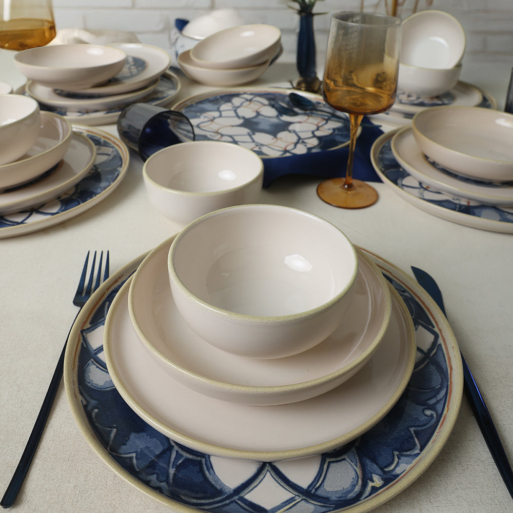 Wave Flow Dinner Set 24 Pieces 6 Person